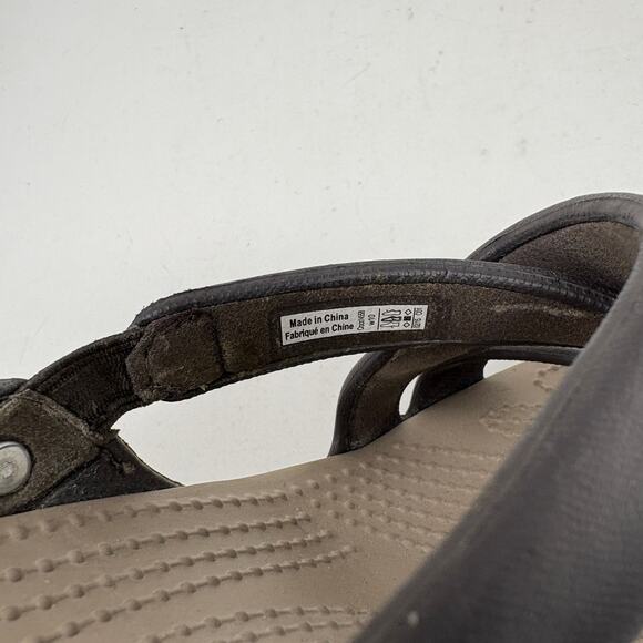 NEW! Crocs Sandals Heel Gray SINGLE LEFT SHOE - 10 - Picture 6 of 7